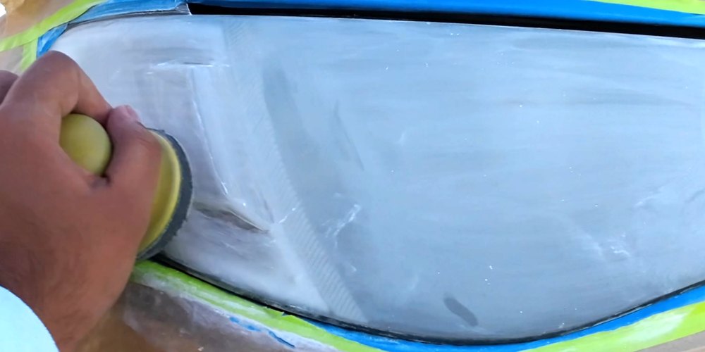 Hand sanding